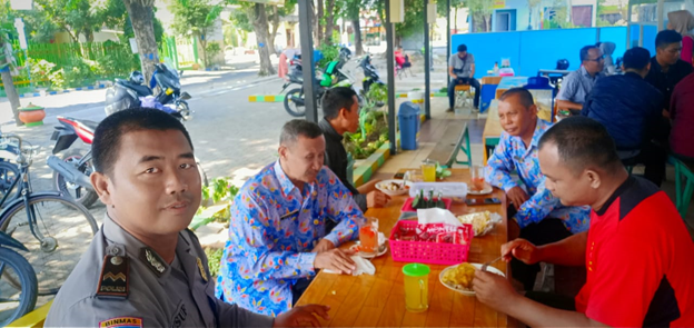 Koordinasi Lurah dengan Babinmas dan Babinsa Kelurahan Mojorejo